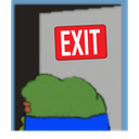 pepe_exit Discord emoji
