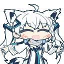 FubukiExcitedBounceHop
