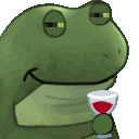 Froge_WineGlass Discord Emoji