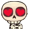 SkeleHeartEyes