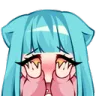 Blue Blush Blue_blush Discord Emoji