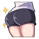followerbootyemotesticker