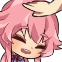 yunoHeadpat Discord Emoji