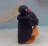 pingu_hugging Discord emoji