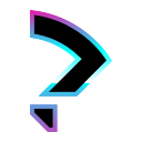 QUESTION_neon Discord emoji