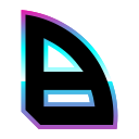 B_neon Discord emoji