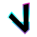 V_neon Discord emoji