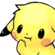 Pikachu_Think