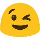 Blob Wink blobwink Discord Emoji