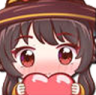 a_cute_heart_hug_love_megumin Discord emoji