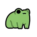 Frog Stare Discord Emoji