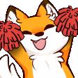 Cheering_Fox Discord Emoji