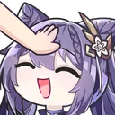 keqingPat Discord emoji