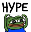 Pepe Hype pepehype Discord Emoji