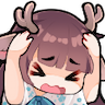 a_blush_cry_cute_brown Discord emoji