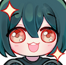 a_cute_green_happy_adore Discord emoji