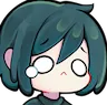 a_cute_green_cry_sad