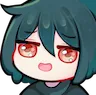 a_cute_green_smug_smirk