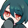 a_cute_green_stare Discord emoji