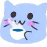 Blue_Meow_Sip Discord Emoji
