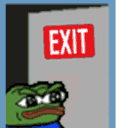 Pepe Leave pepe_leave Discord Emoji