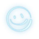 neon_smiley_blue Discord Emoji