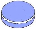 Blue Macaron Discord Emoji