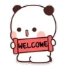 Panda Welcome Discord Emoji