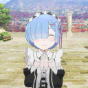 Rem Smile Discord Emoji