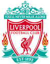 Football club crest featuring a mythical bird, flames, and text on a red shield.