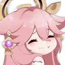 yae_miko_laugh_hehe Discord Emoji