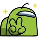 peacesign_lime