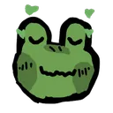 Frog Shy Discord Emoji