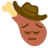 pensiveturkeylegcowboyhat