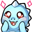 bluedinosaurAww Discord Emoji