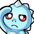 bluedinosaurSalute Discord Emoji
