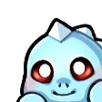 bluedinosaurLurk Discord Emoji