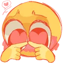 blushing