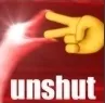 unshut