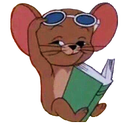 4c_jerry_reading_book Discord emoji