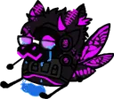 SapphireSitCrying Discord Emoji