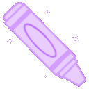 Purple Crayon Discord Emoji