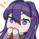 DDLCYuriSurprised Discord emoji