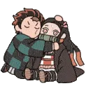 Tanjiro_Hug
