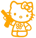 hello_kitty_orange_3 Discord Emoji