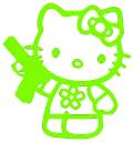 hello_kitty_green_4 Discord Emoji