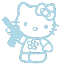 hello_kitty_blue Discord Emoji