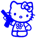 hello_kitty_blue_3 Discord Emoji