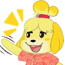 X_Isabelle_Wave Discord Emoji