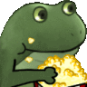 Frog Popcorn Discord Emoji